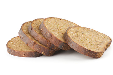 Slices of brown bread