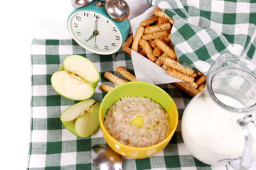 Ingridients for health breakfast