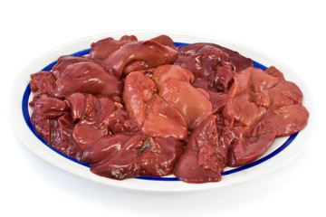 Raw chicken liver