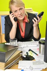 Stress beim Telefonieren