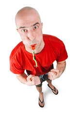 lifeguard with whistle