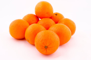 Oranges isolated