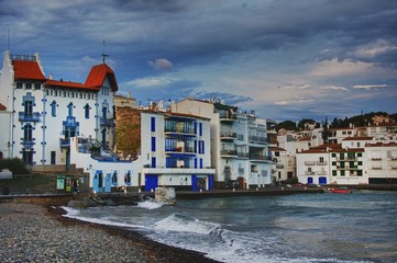 Cadaqués city view.