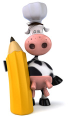 Fototapeta premium Vache chef