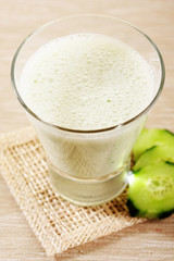 Green vegetable smoothie