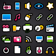 multimedia Color Icons