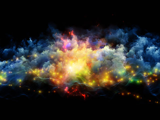 Fototapeta na wymiar Clouds of color