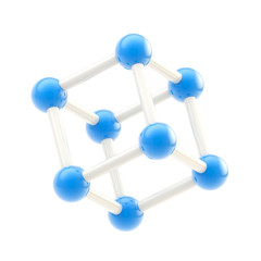 Obraz premium Chemistry and science symbol isolated