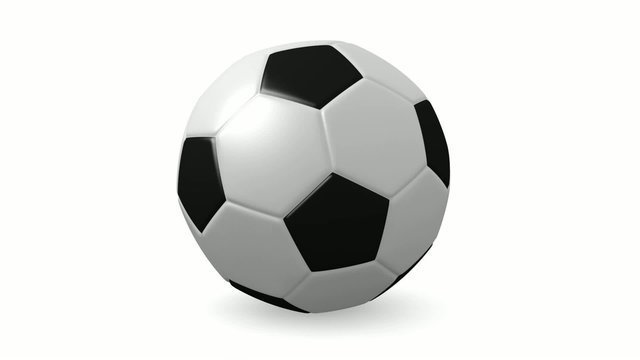 Sich drehender Fussball (FullHD 29,97FPS)