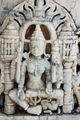 Fototapeta na wymiar Ranakpur Jain świątyni rze¼by