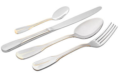 fork, knife, spoon