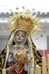 Virgen de los Dolores, Semana Santa Córdoba 2012 © mick20