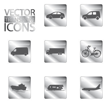Metal Transport Icons