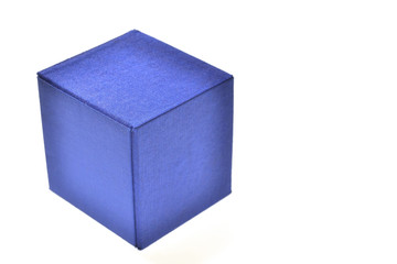 blue box isolated