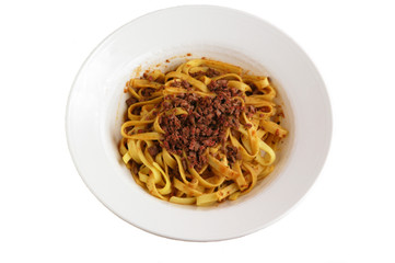 Tagliatelle al ragù 肉酱面食