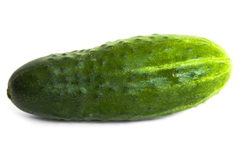 Cucumber on a white background
