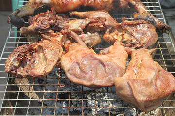 Grilled pork
