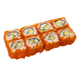 sushi roll with caviar