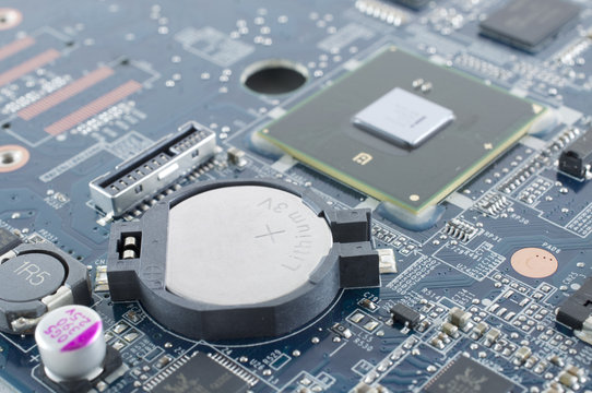 rtc battery in notebook motherboard