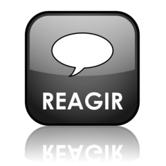 Bouton Web REAGIR (réaction forum opinions commentaire partager)