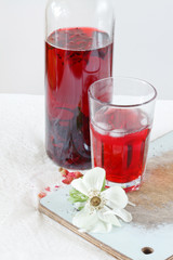 summer hibiscus tea