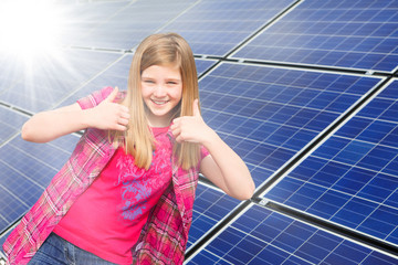 thumbs up for solar power