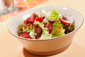 salad with feta