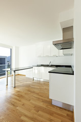 beautiful new apartment, interior, kitchen