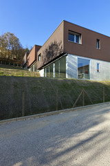 Fototapeta na wymiar view of beautiful modern house, outdoor