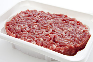 Steak haché en barquette