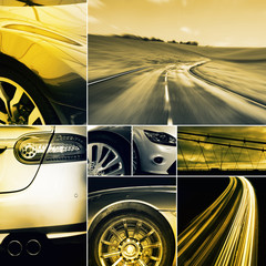 driving collage