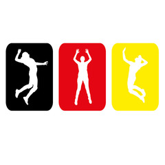 Volleyball Deutschland Piktogramm