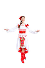 girl in traditional clothes