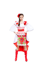 girl in traditional clothes