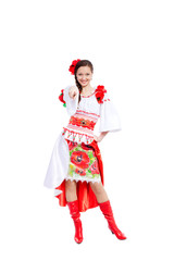 girl in traditional clothes