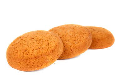 oatmeal cookies isolated