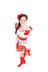 girl in traditional clothes