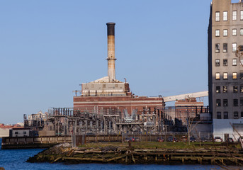 Electricity generation station in Brooklyn