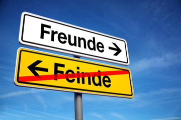 Freunde statt Feinde