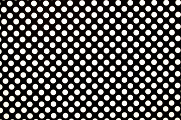 Texture of black and white circles