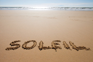 Soleil sur le sable