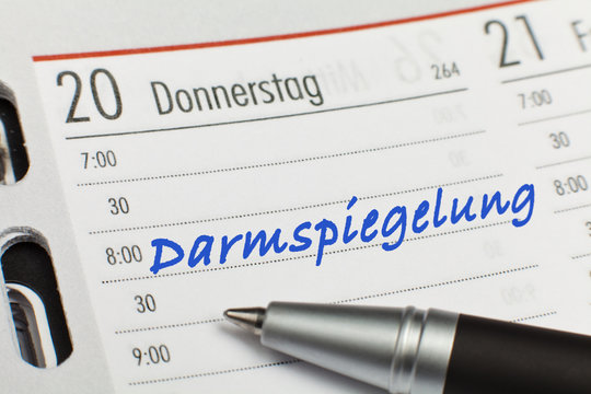 Termin zur Darmspiegelung