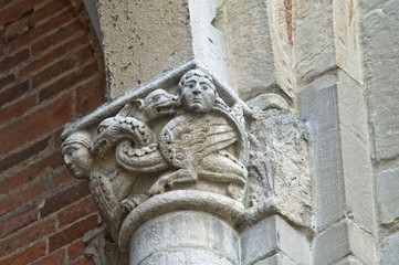 St. Eufemia church. Piacenza. Emilia-Romagna. Italy.