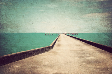 Pier Abstract paper background,Vintage style