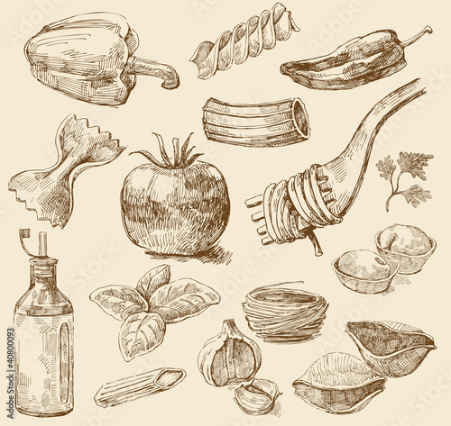 Pasta Stock Vectors Illustrations amp Clipart Dreamstime