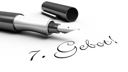 7. Gebot! - Stift Konzept