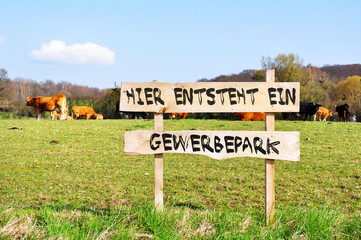 Hier ensteht ein Gewerbepark