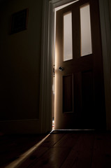 Someone is downstairs