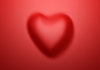 Abstract Red Heart Background