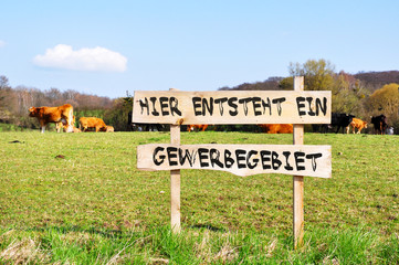 Hier entsteht ein Gewerbegebiet